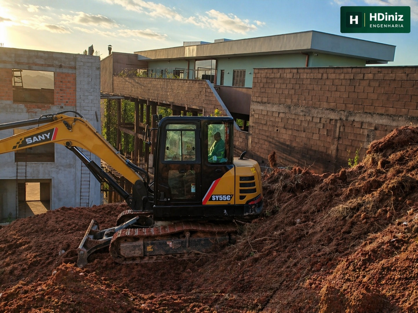 Terraplenagem executado pela HDiniz Engenharia